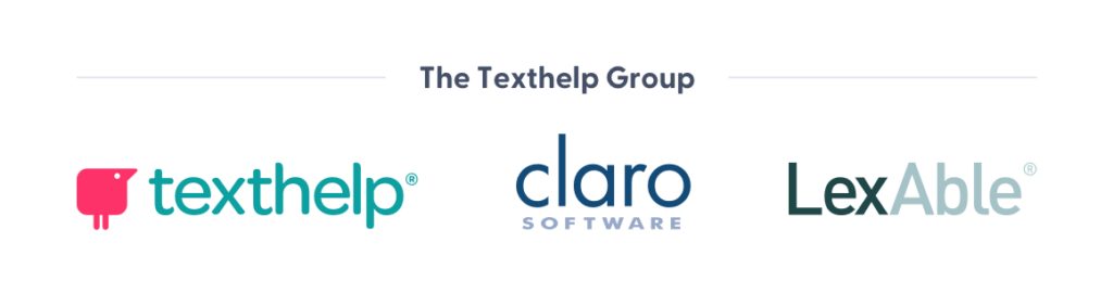 The Texthelp Group texthelp, Claro Software, Lexable